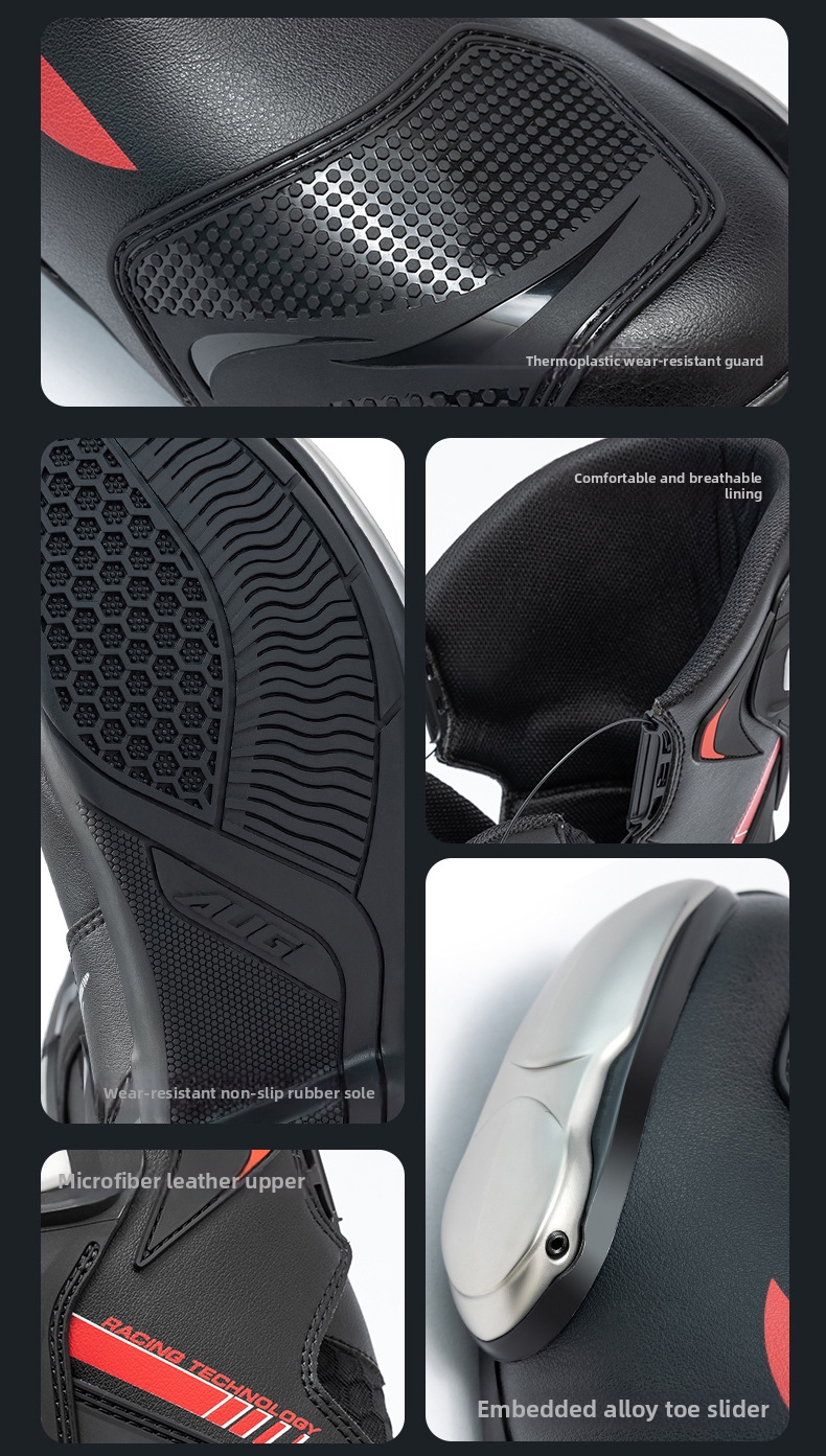 Bottes de moto professionnelles pour course et protection_voghion.com
