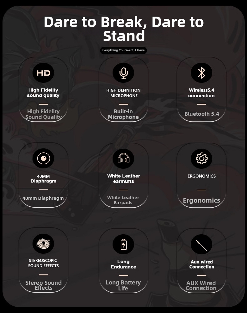 Graffiti Over Ear Headphones Bluetooth Wireless With Led Lights_voghion.com