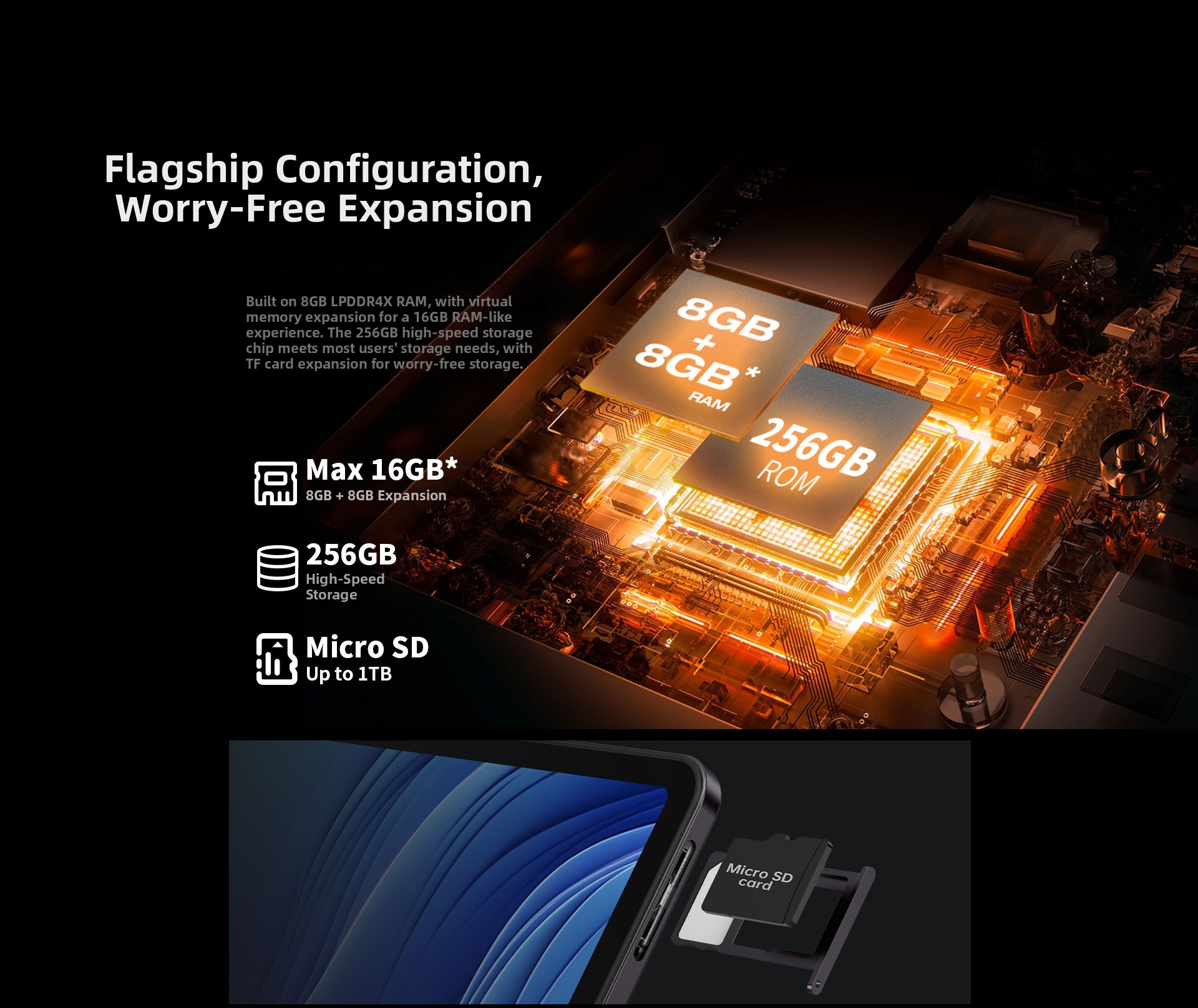 Tablet PC T60 da 12 pollici, piena compatibilità di rete, 8 GB di RAM, 256 GB di ROM, sistema Android._voghion.com