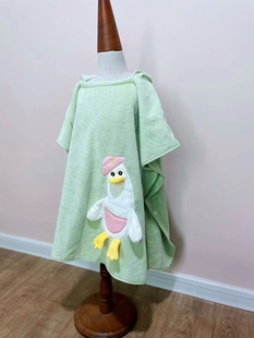 Children's bath towel cloak coral fleece absorbent bathrobe hooded cartoon cape baby baby hooded bath towel wholesale