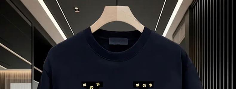 Camiseta de algodón para hombre y mujer con estampado de moda_voghion.com