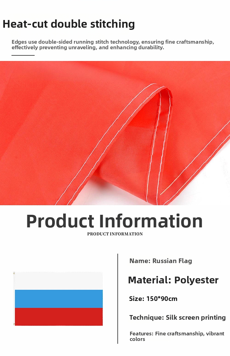 Russian National Flag Polyester Flag For Home And Garden_voghion.com