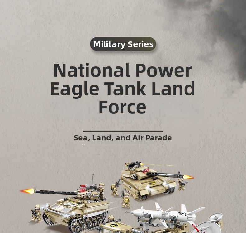 Educational Building Block Models Compatible With Military Aircraft Carrier Tank Airplane Destroyer Small Particle Toy For Kids_voghion.com