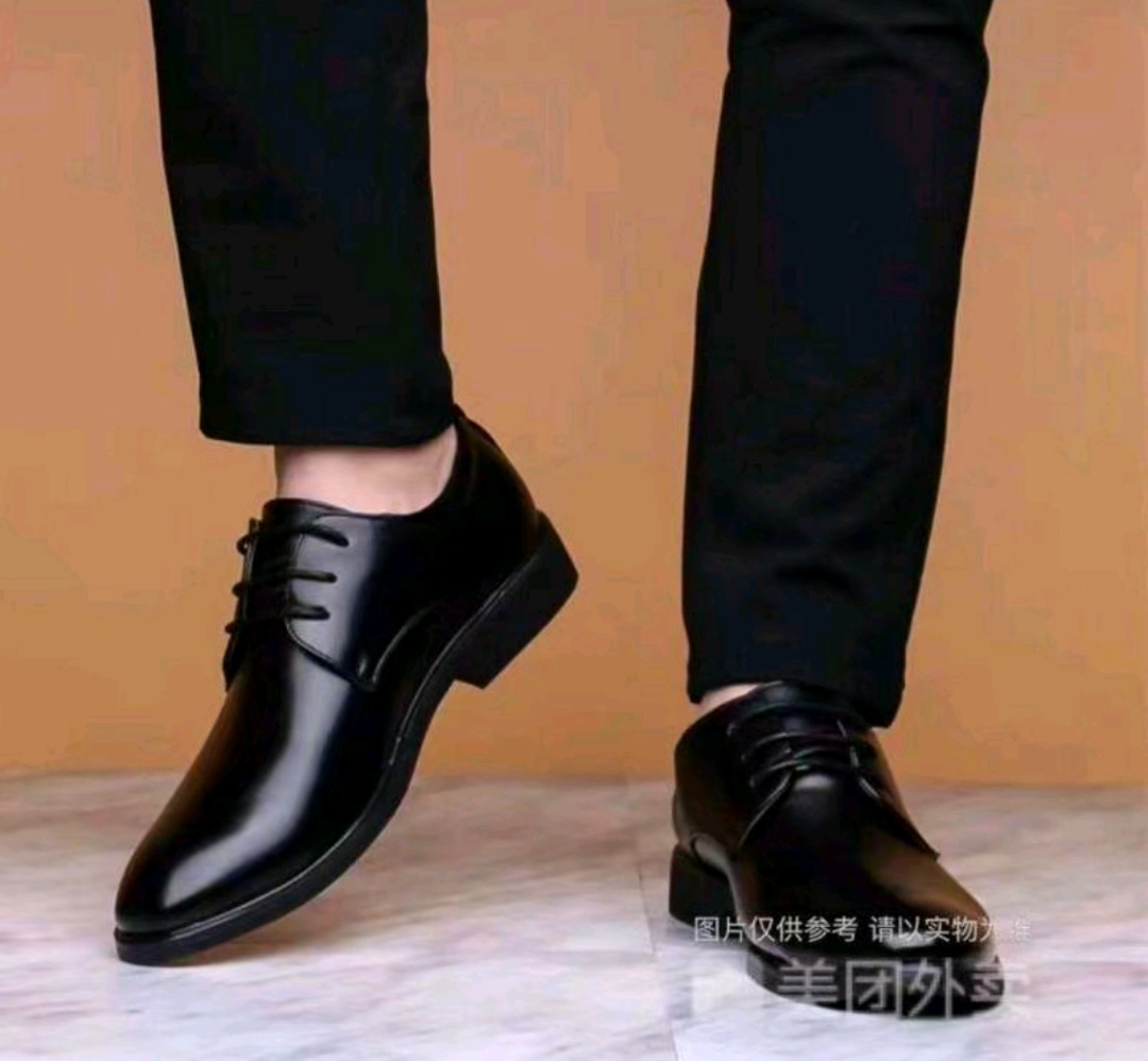 Korean Style Large Size Shoes Bright Men's Graduation Youth Shoes Pointed Toe Student Suit Men's Casual Leather Shoes Business Formal Wear