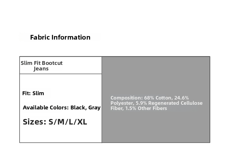 Men's Clothing Minimalist Staple Jeans For Men - Vintage-Inspired Flared Denim With Pocket Accents_mkmklike.com