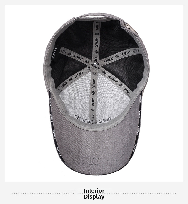 Men's Stylish Embroidered Baseball Cap Versatile Sun Hat_voghion.com