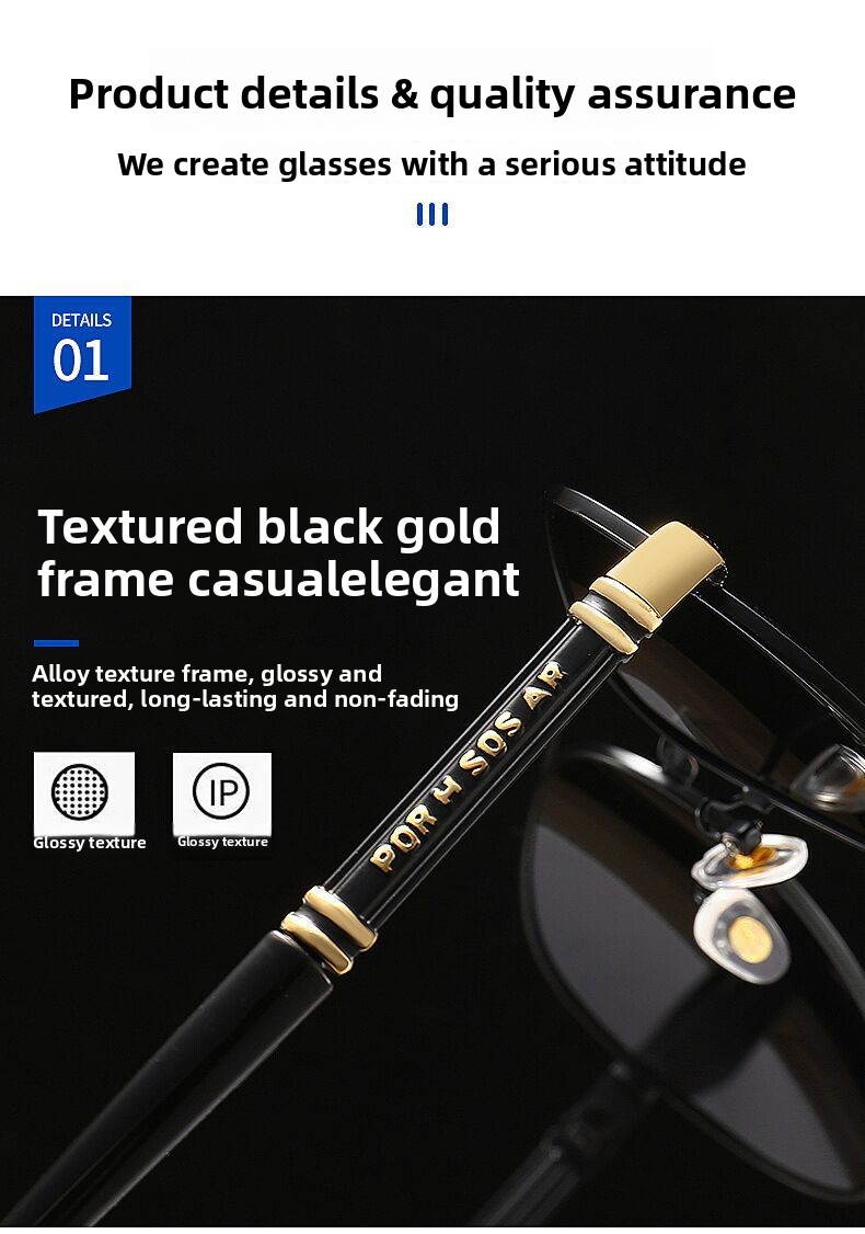 Upgrade The New Day And Night Color-changing Sunglasses For Men's Driving, Driver Glasses, Polarizing Glasses, Sunglasses, Fishing Glasses._voghion.com