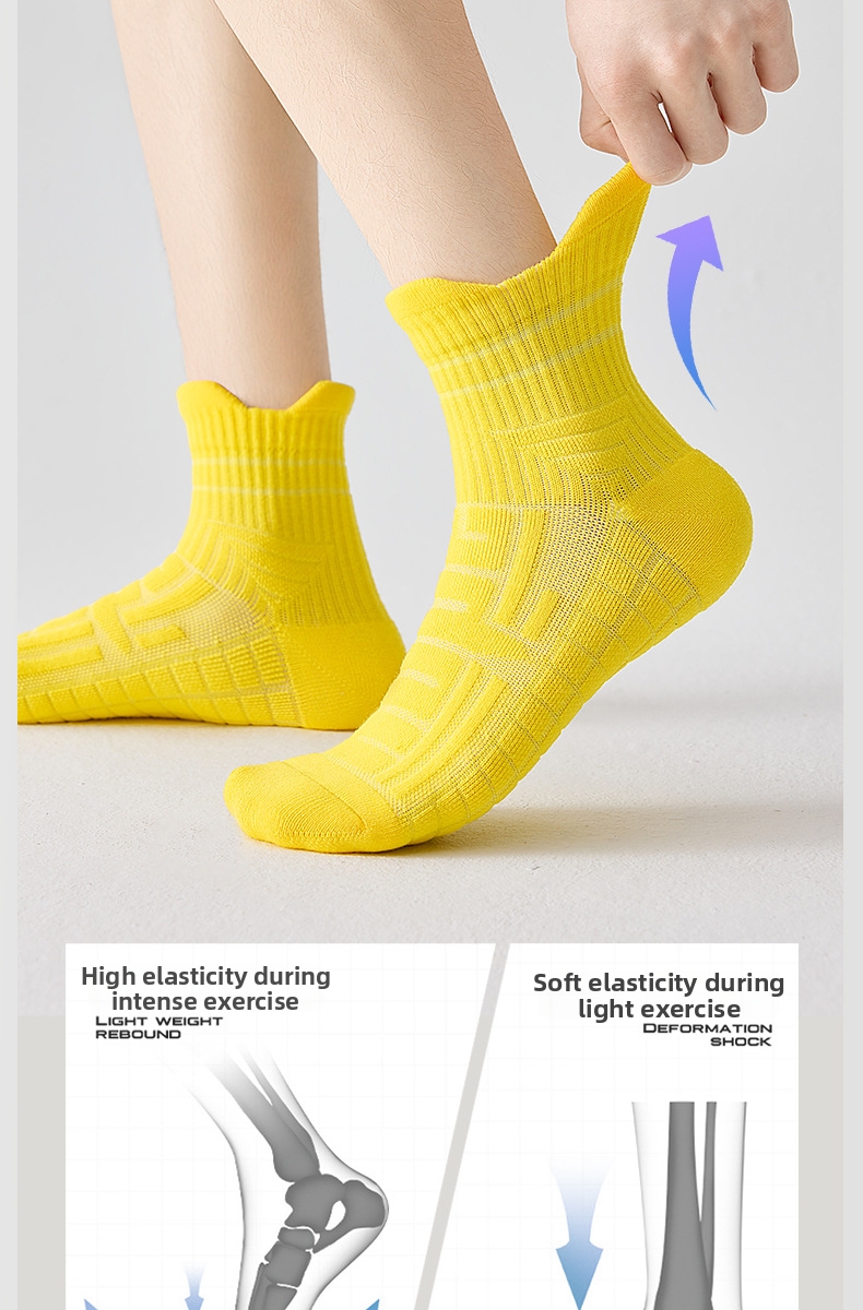 Professional Sports Socks For Running And Badminton Performance_voghion.com