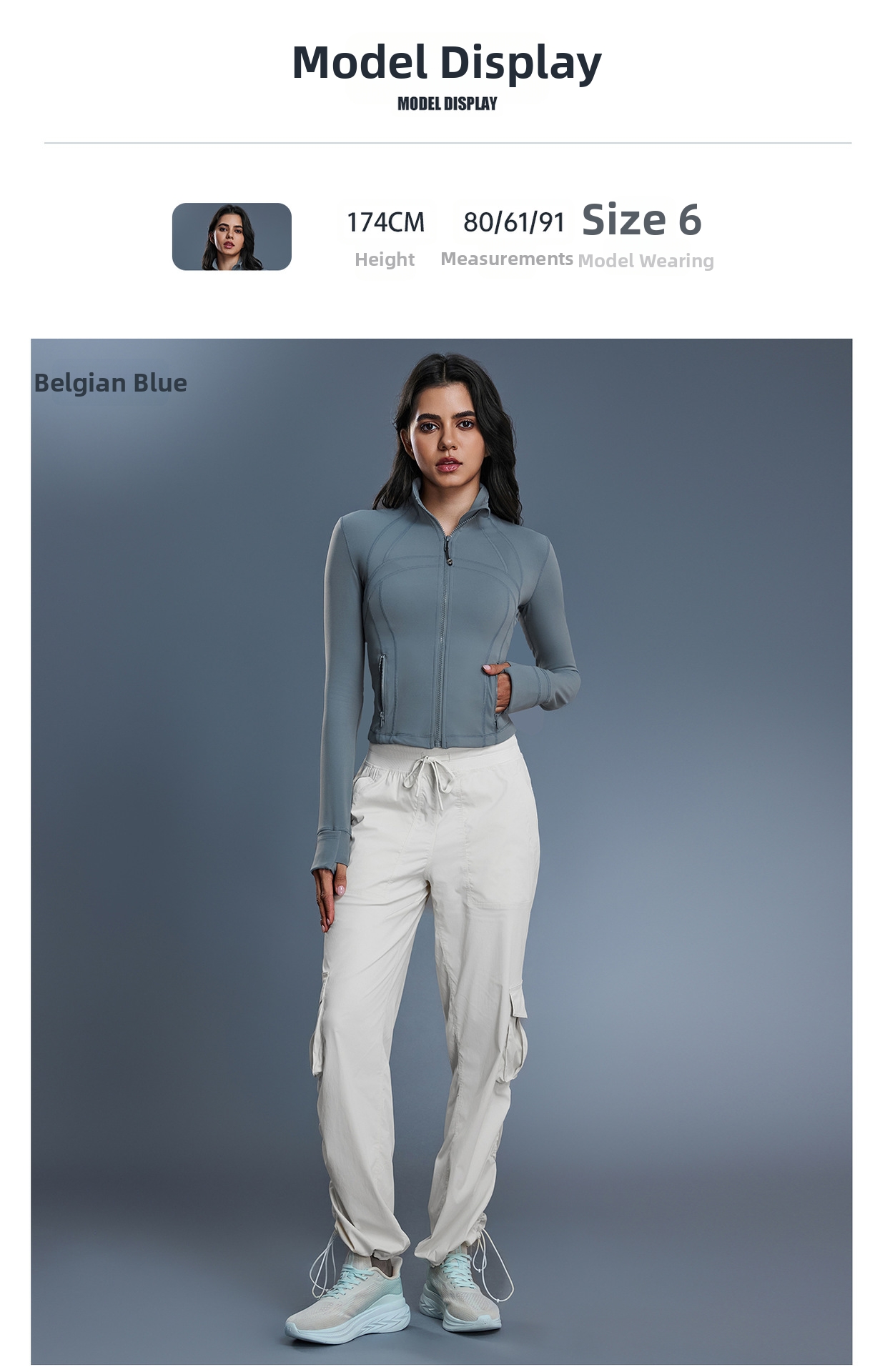 Women's Long Sleeved Yoga Sports Jacket Elastic Zipper Running Fitness Top Autumn Winter New_ecoleips.com