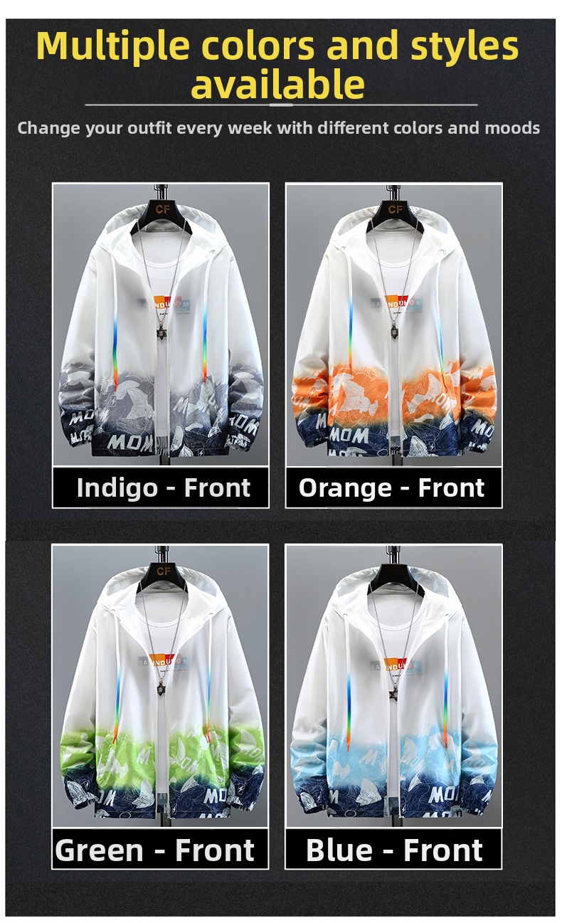 Men's Lightweight Upf Jacket For Summer Outdoor Activities And Sport_voghion.com