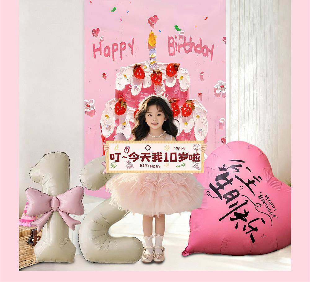 Number Balloon For Birthday Party Decorations Foil Photo Props_voghion.com