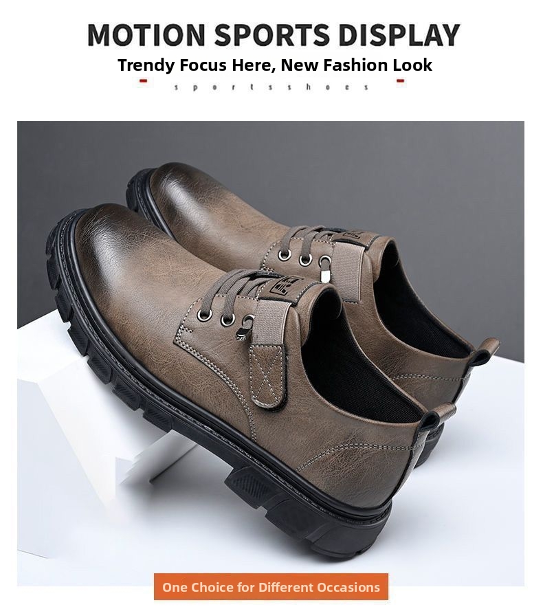 Business casual sko til mænd i åndbart læder stilfulde sko_voghion.com