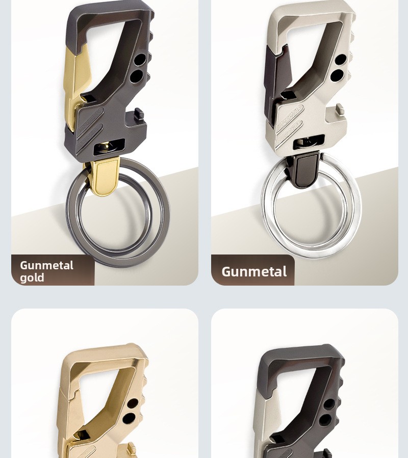 Multifunctional Bottle Opener Keychain Creative Car Key Pendant_voghion.com