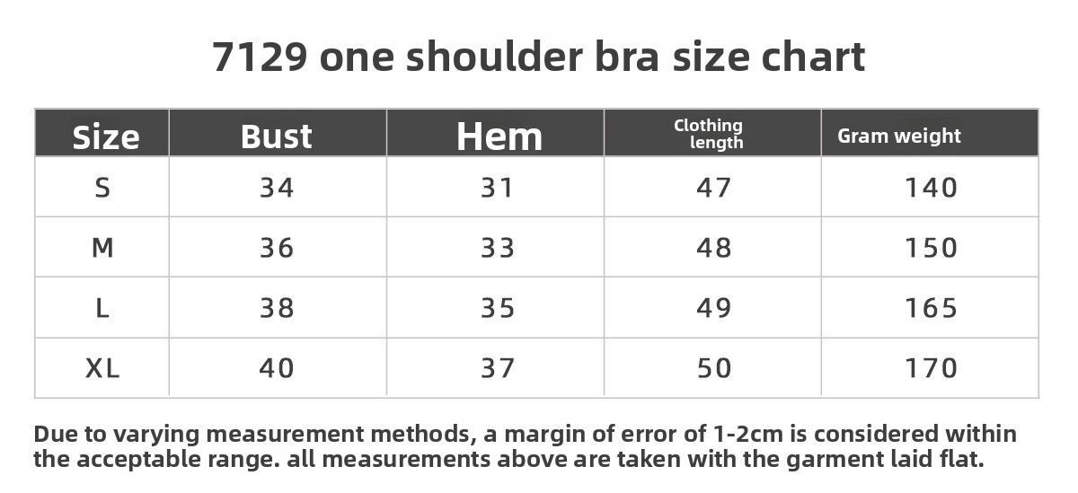 7129 Size Chart