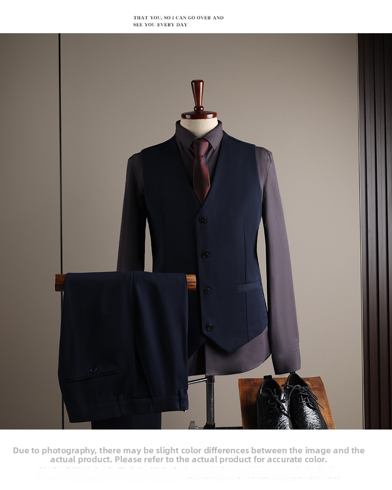 Stilig slim fit herrkostym för bröllop och business_voghion.com