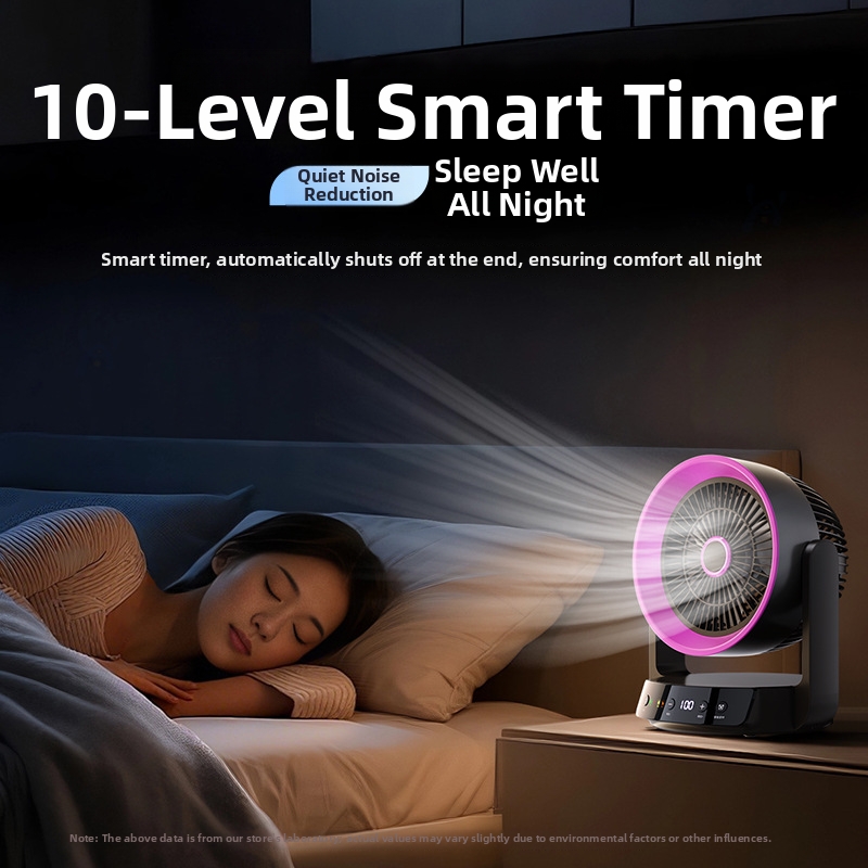 Mini Desktop Fan New USB Rechargeable Quiet Compact For Dormitories Bedrooms Offices Workstations_voghion.com