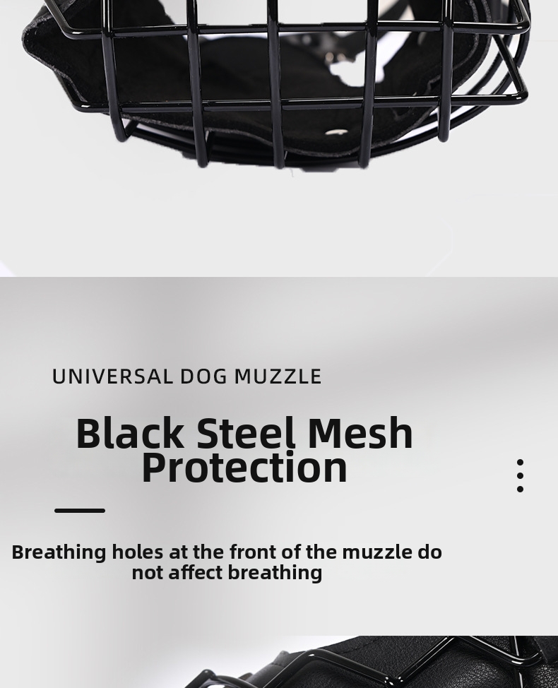 Dog Muzzle Training Supplies Anti Bite Pet Equipment For German Shepherd Muzzle Protector_voghion.com
