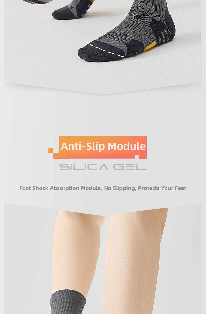 Professional Badminton Socks Thickened Terry Sole Non-slip Sports_voghion.com