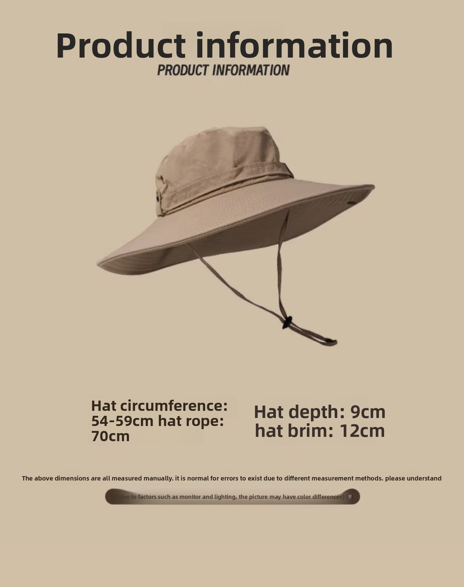 Women's Hiking Hat Sun Protection Bucket Hat For Outdoor Camping_voghion.com