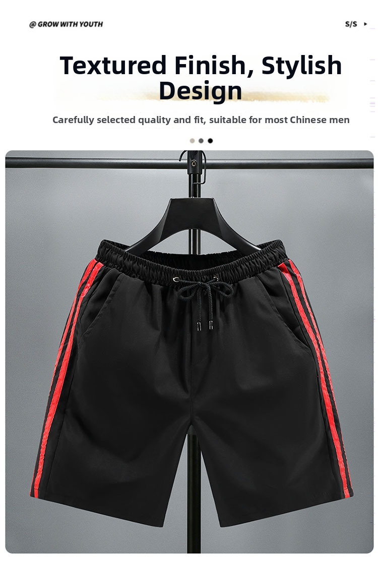 Herr strandshorts casual lediga sommar trendiga mid-length_voghion.com