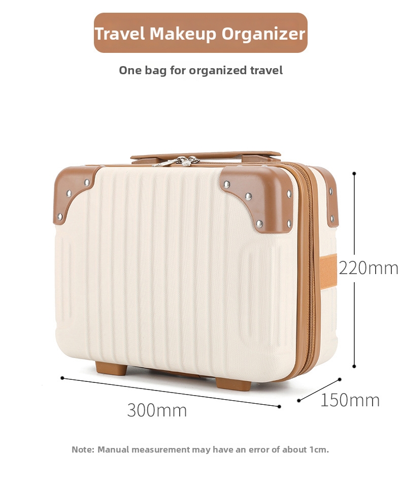 Kosmetiktasche Mini-koffer Reise-tragetasche Mit Viel Platz_voghion.com