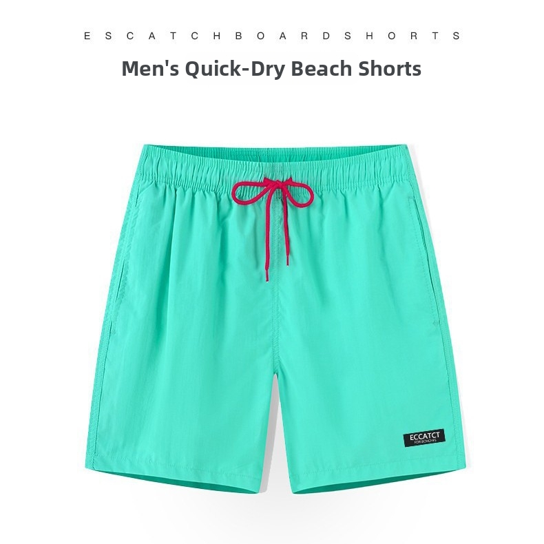 Men's Quick-Dry Swim Trunks – Anti-Embarrassment Double-Layer Beach Shorts For Swimming, Surfing & Hot Springs (UPF 50+, S-3XL, Black/Blue/Gray)_voghion.com