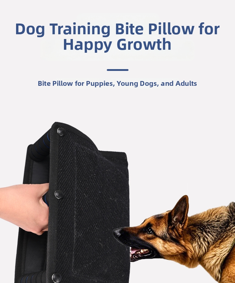 Triangular Target Chew Pillow Dog Training Toy Durable Jute Bite Chew Pillow_voghion.com