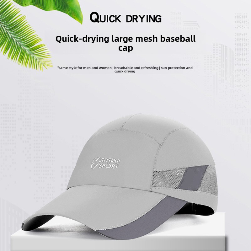 Ademende mesh zomerpet, ultralichte, sneldrogende unisex outdoor sport baseballpet_voghion.com