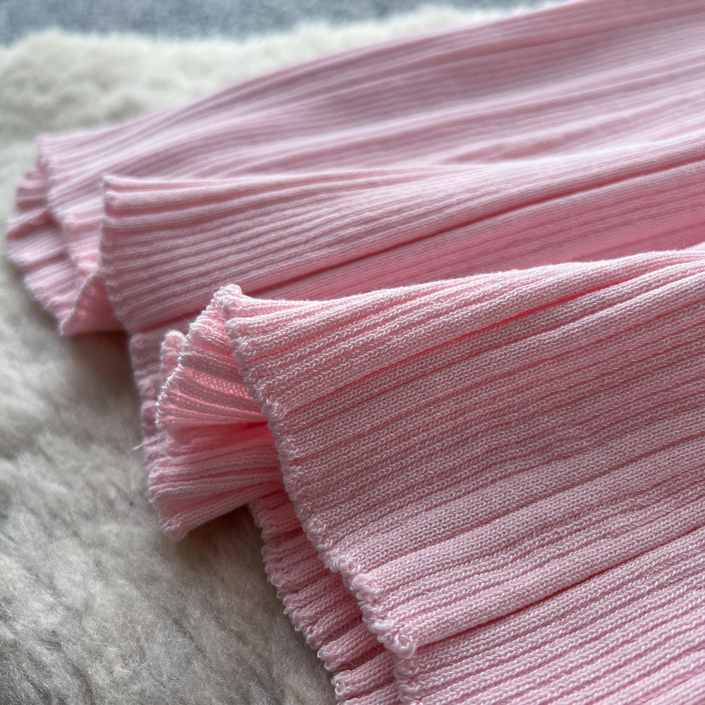 Korean Style Women's Pure Alluring Lapel Knitted Short Sleeve Dress Slim Fit Single Breasted Waist Defining Elegant Long Dress For Summer_ecoleips.com