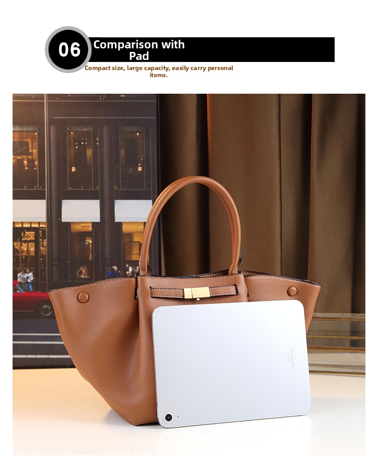 Women's Wing Tote Bag Medium Shoulder Handbag Elegant Pu Leather_voghion.com