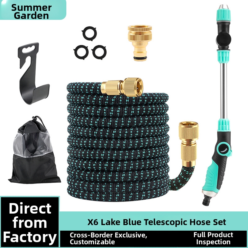 Automatic Retractable Water Hose Garden Sprinkler Magic Hose For Agricultural Watering High Pressure Car Wash And Patio Lawn Care_voghion.com