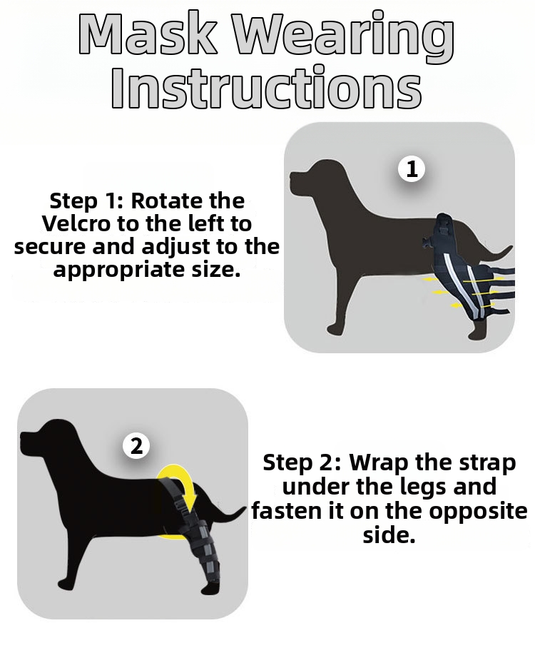 Dog Leg Brace Post-operative Support Knee Protection For Dogs_voghion.com