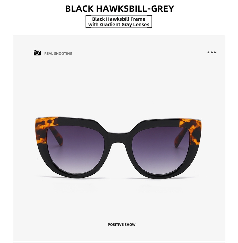 Trendy Cat Eye Sunglasses For Women Oversized Retro Sun Glasses_voghion.com