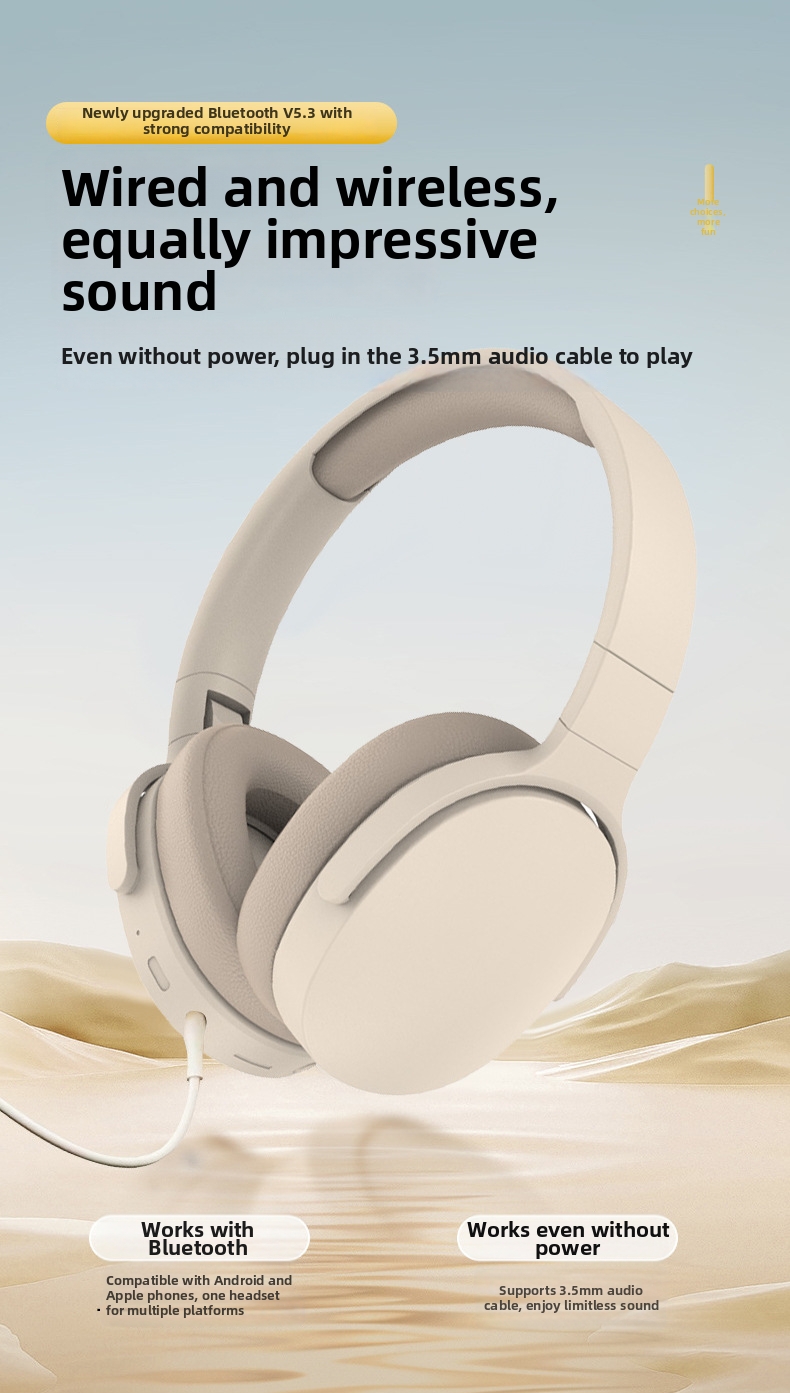 Cuffie wireless bluetooth over-ear con suono hi-fi leggere_voghion.com