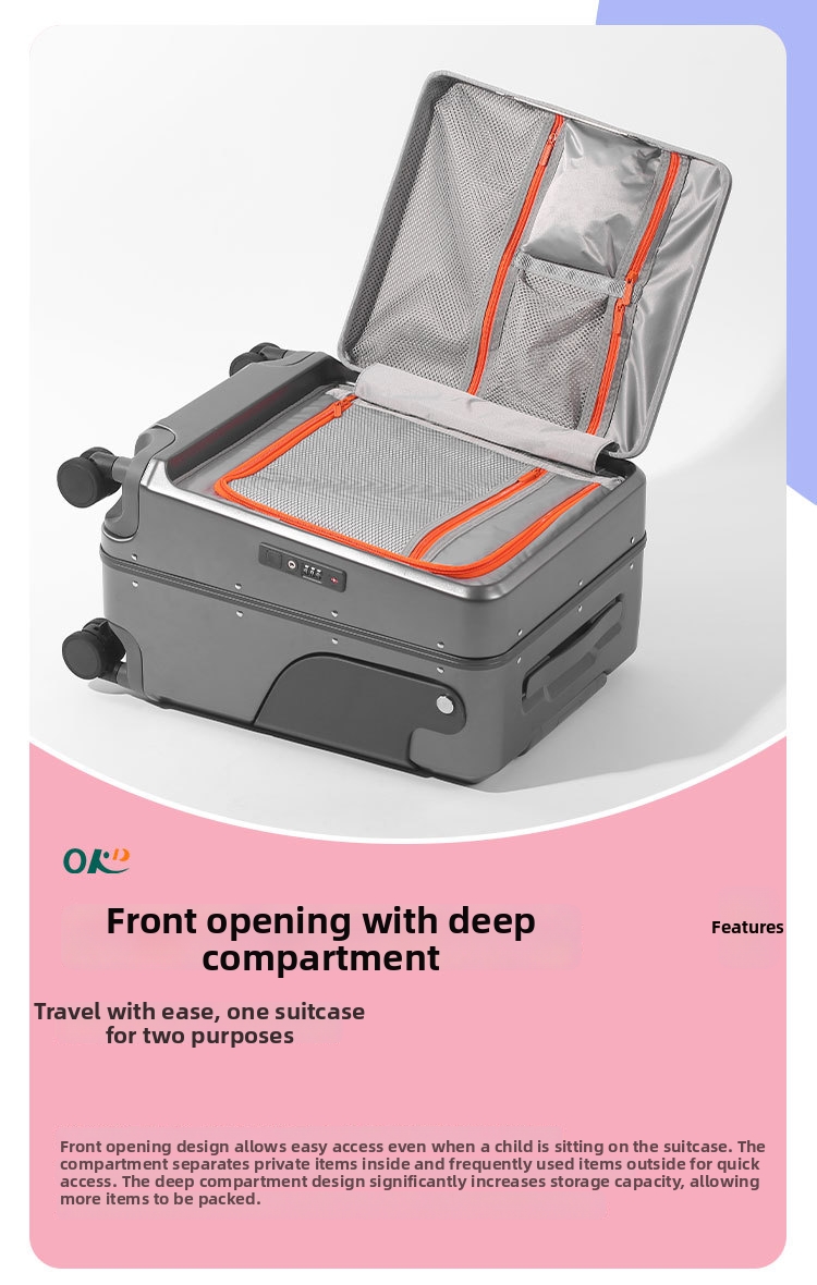 Valigia trolley per bambini cavalcabile bagaglio a mano da viaggio_voghion.com