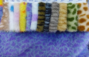 New Toca Embossed Fabric, Crocodile Pattern, Fox Fur, Stone Pattern Plush, Brushed Spray Fox and Mink in Stock