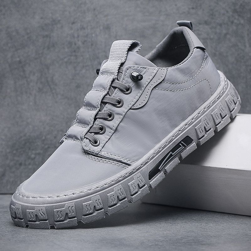 Wholesale Men's Shoes New Spring and Autumn Korean Style Trendy Casual Shoes Breathable Anti-Odor Canvas Shoes Versatile Autumn Sneakers