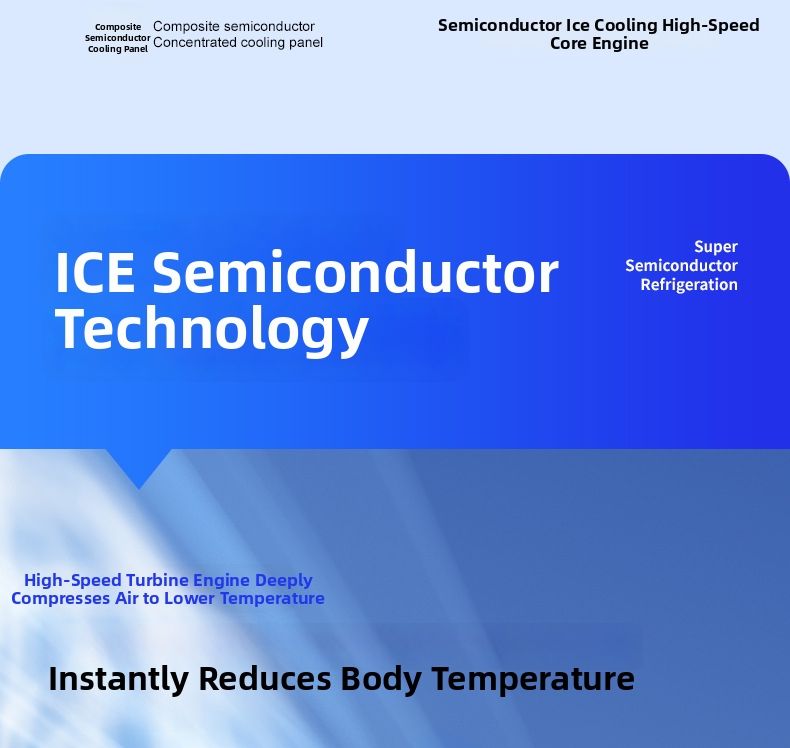 Portable Handheld Cooling Fan With Ice Compress Turbine_voghion.com