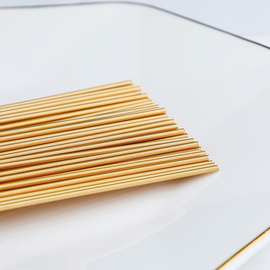 14K金色保色软弹簧线 记忆钢丝圈套管绕线材料 diy手工护线管配件