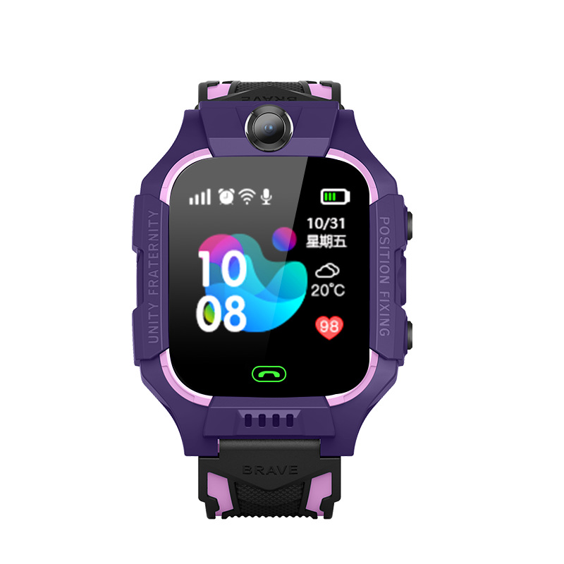 Q19 Z6 Kinder Smartwatch met touchscreen, wifi-positionering en belfunctie._voghion.com