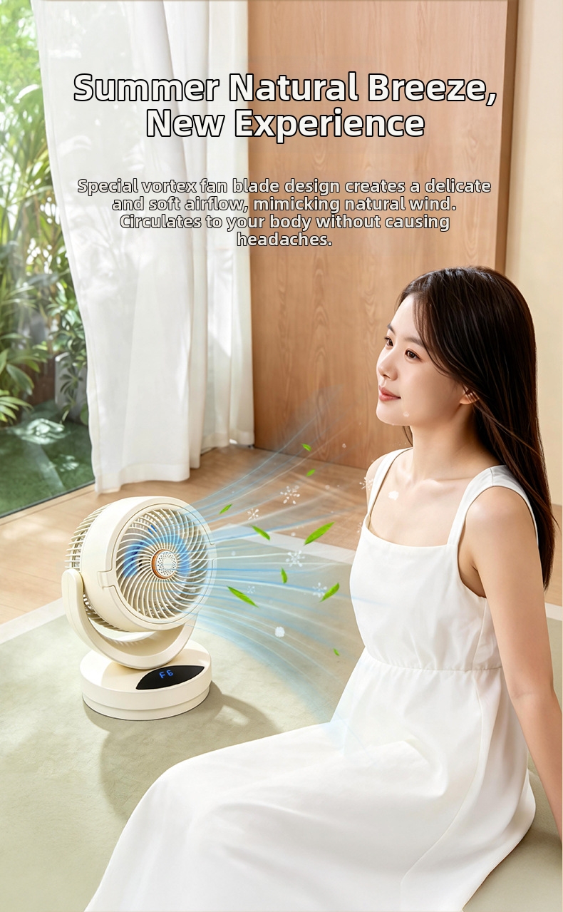 Wiederaufladbarer USB-Tischventilator mit Kühlfunktion_voghion.com