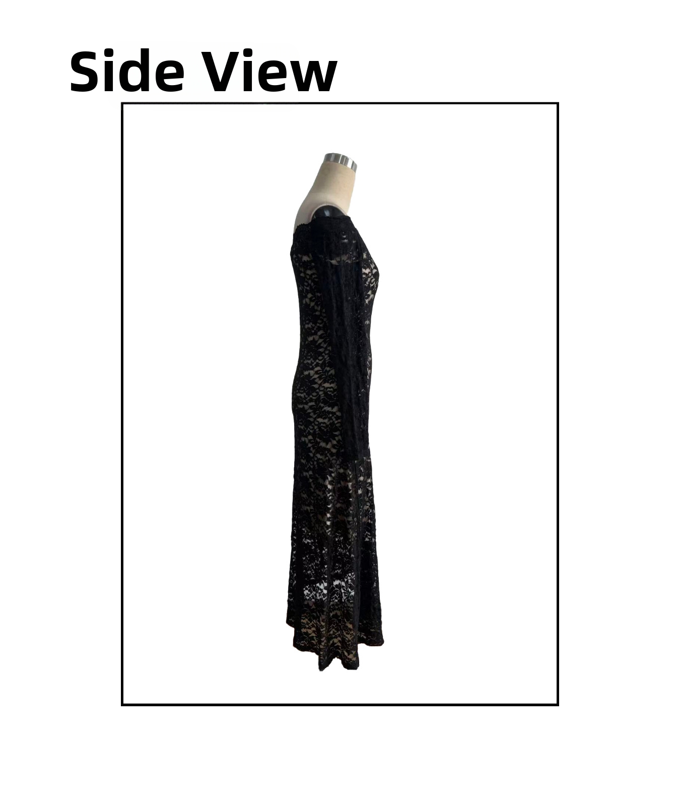 Women's Clothing Long Dress Lace Off-Shoulder Slim Fit American Style Autumn Winter New 2026_ecoleips.com