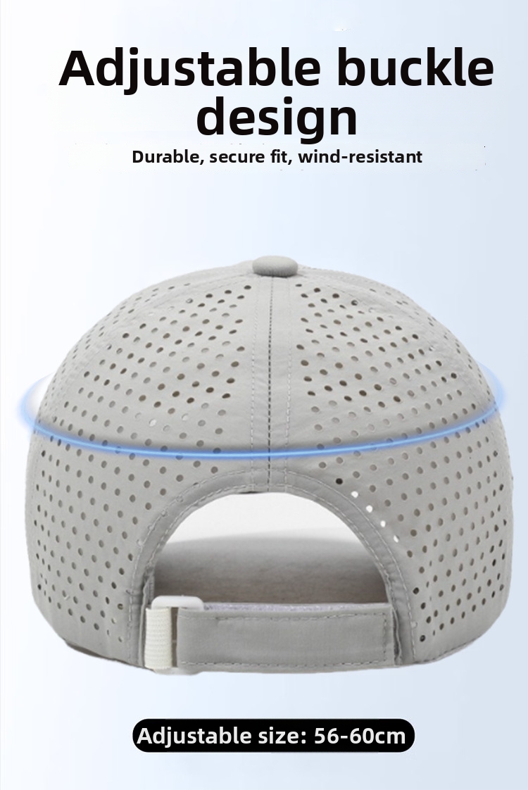 Quick Drying Breathable Mesh Baseball Cap For Women Sun Protection_voghion.com