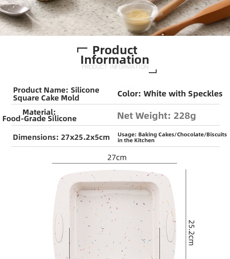 Silicone Round Cake Mold 8 Inch High Temperature Resistant Baking Pan Mousse Cake Kitchen Mold_voghion.com