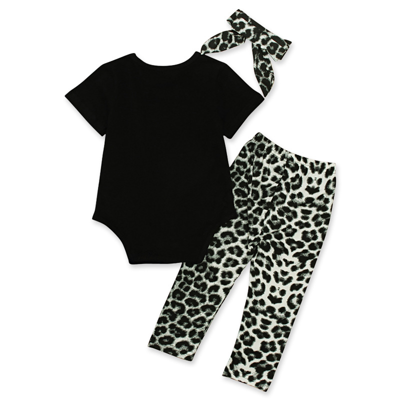 Completo bambina tre pezzi in cotone per neonato e toddler_voghion.com