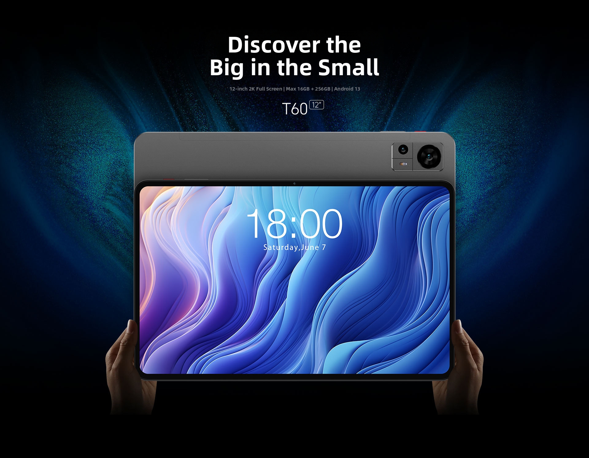 Tablet PC T60 da 12 pollici, piena compatibilità di rete, 8 GB di RAM, 256 GB di ROM, sistema Android._voghion.com