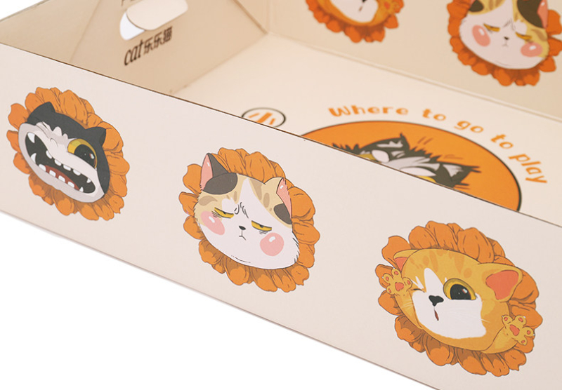 Bac à litière pour chat portable pliable et jetable_voghion.com