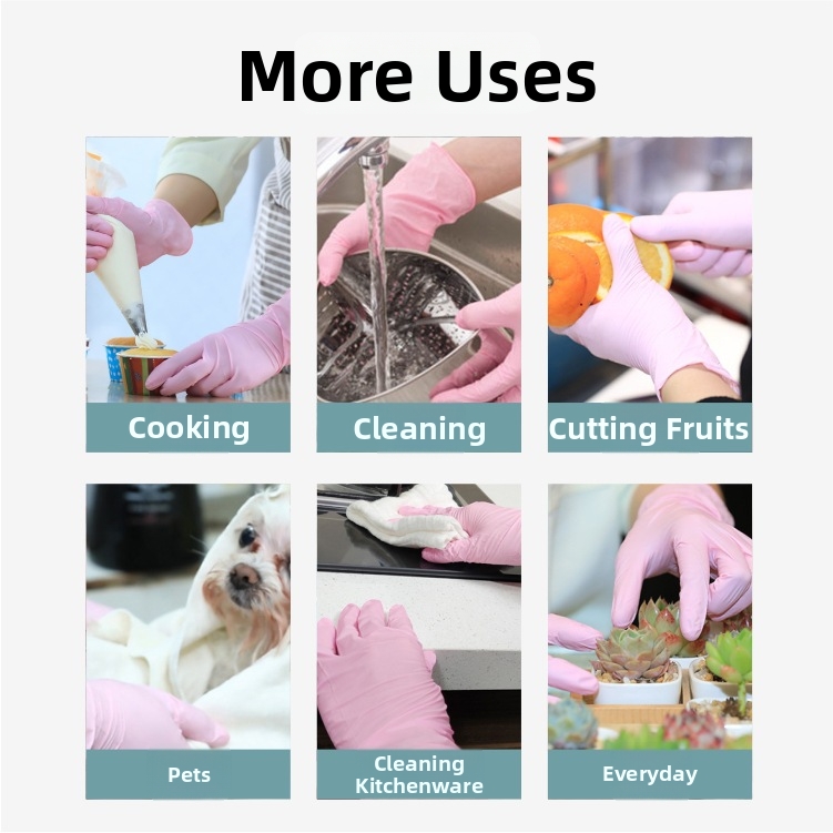 Mănuși de unică folosință din nitril rezistente la acizi_voghion.com