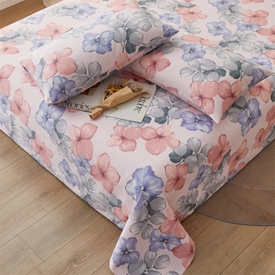 Factory wholesale raw cotton old coarse cloth single sheet class a summer cotton old coarse cloth sheet single double thick 1.5 live
