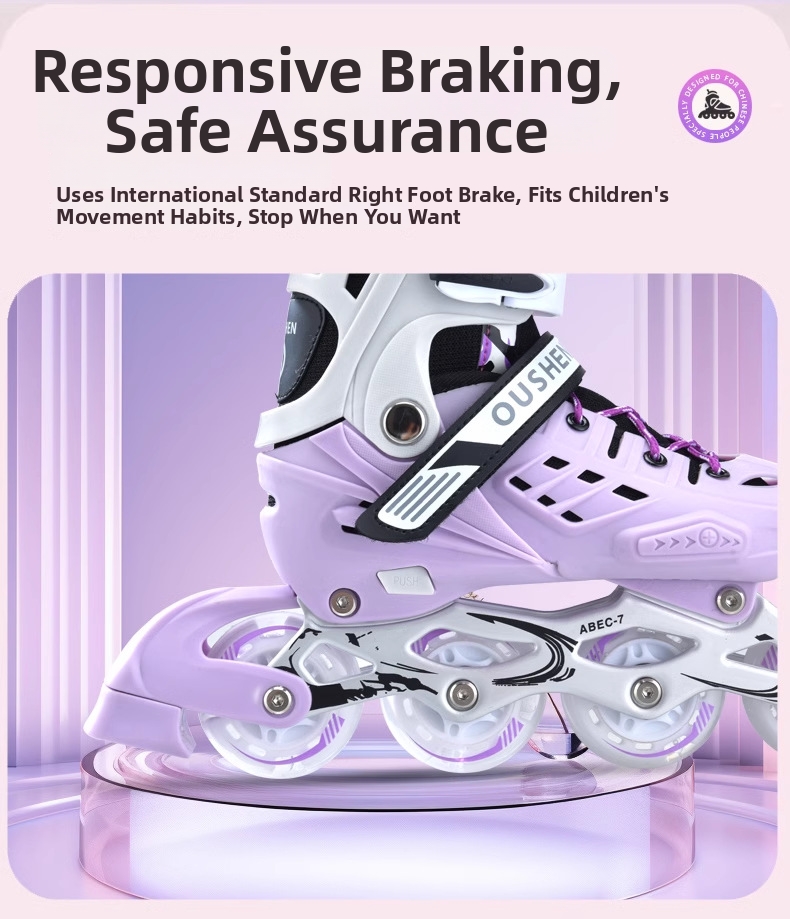 Adjustable Hard Shell Roller Skates For Adults And Beginners_voghion.com
